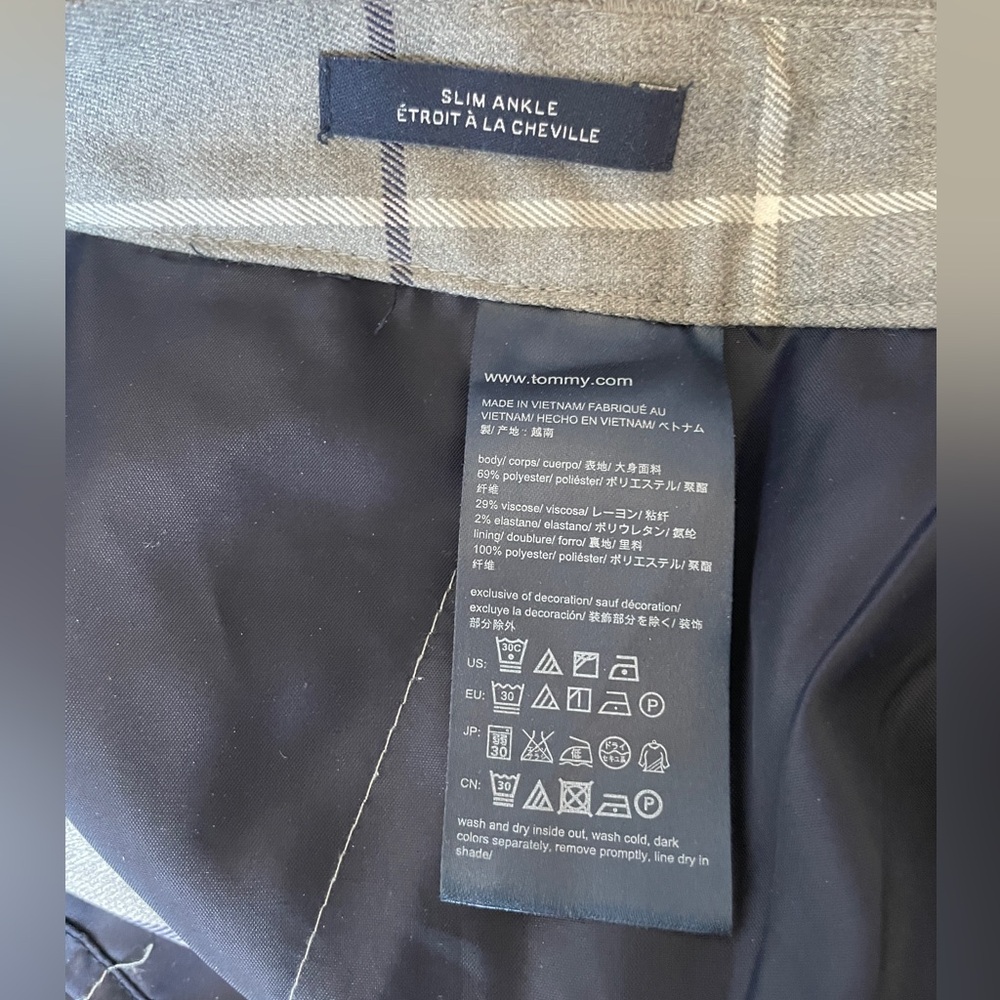 Tommy Hilfiger Plaid Trouser - Picture 4 of 4